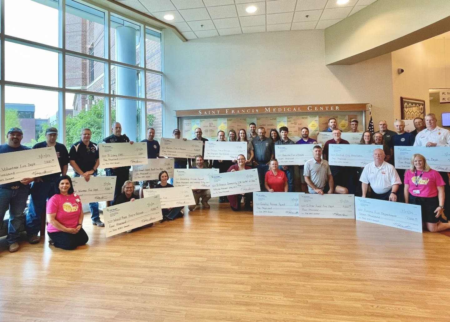 Recipients of the St. Francis Foundation grants. 