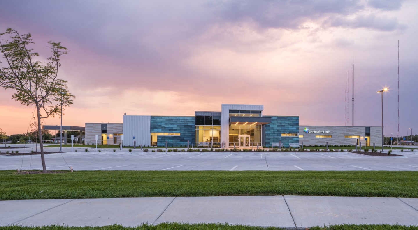 Exterior photo of CHI Health Clinic Immanuel