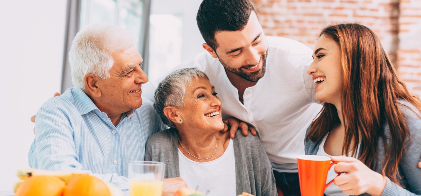 smiling family