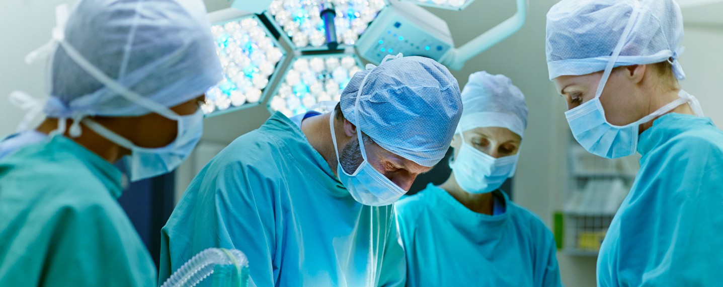 Surgeons in operating room